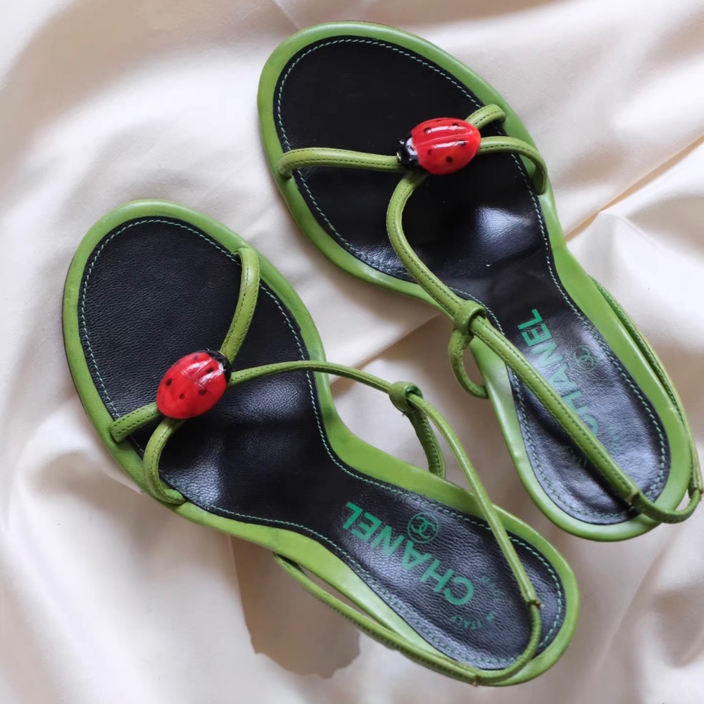 SOLD |Chanel S/S 2004 Ladybug Sandals